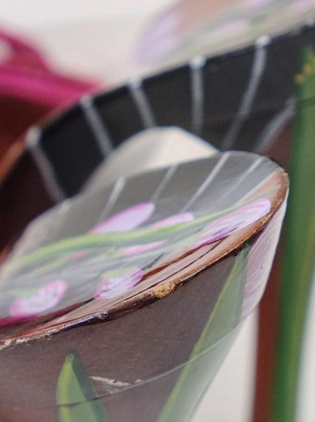 Dior by John Golliano handpained wood sandals (Vintage)