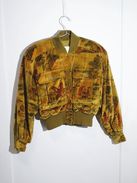 Escada equestrian bomber jacket