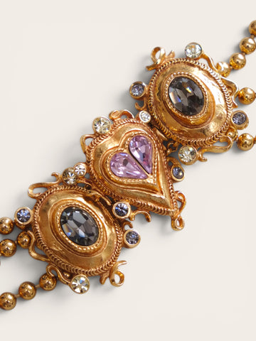 Christian Lacroix hearts choker necklace (Vintage)