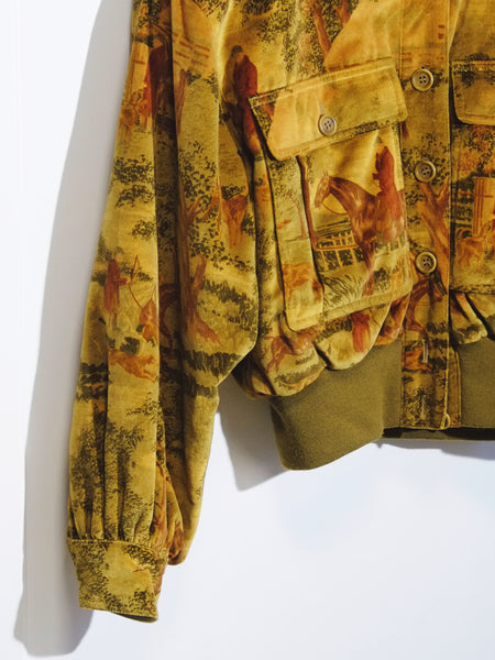 Escada equestrian bomber jacket