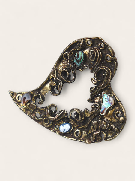 Vintage Christian Lacroix Baroque-Style Brooch – 1994 Noël Limited Edition | on slowness