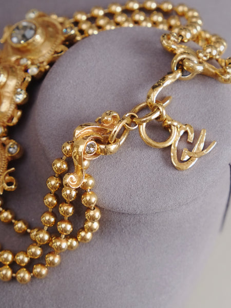 Christian Lacroix hearts choker necklace (Vintage)