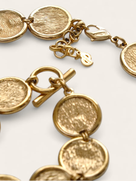 Chr Dior Set of Necklace and Bracelet (Vintage)