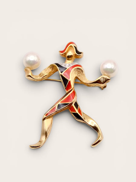 Chr Dior harlequin brooch (Vintage)