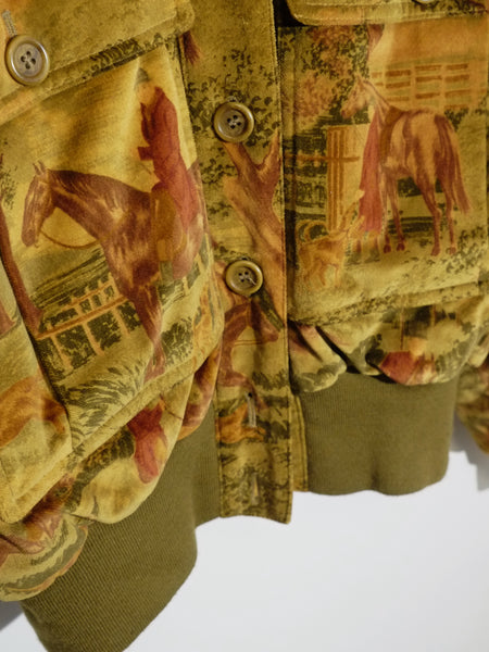 Escada equestrian bomber jacket