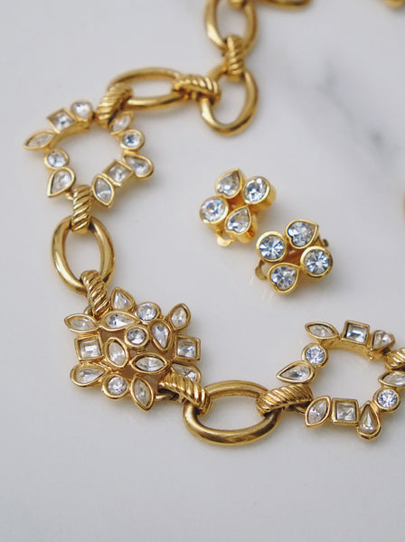 YSL crystals necklace (vintage)