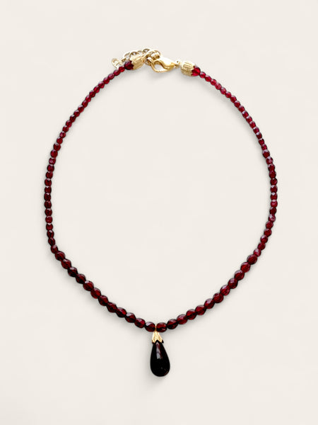 Dior by John Galliano red crystals necklace (Vintage)