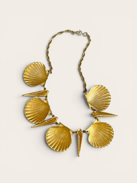 Golden shells necklace (Vintage)