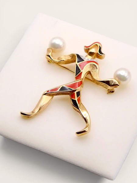 Chr Dior harlequin brooch (Vintage)