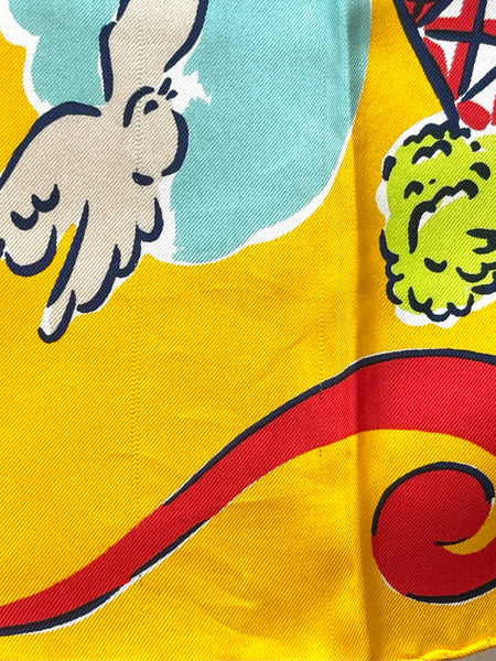 YSL ‘Paris Dream’ Silk Scarf (vintage)