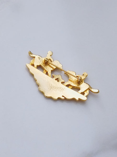 Hermes Early America brooch (vintage)