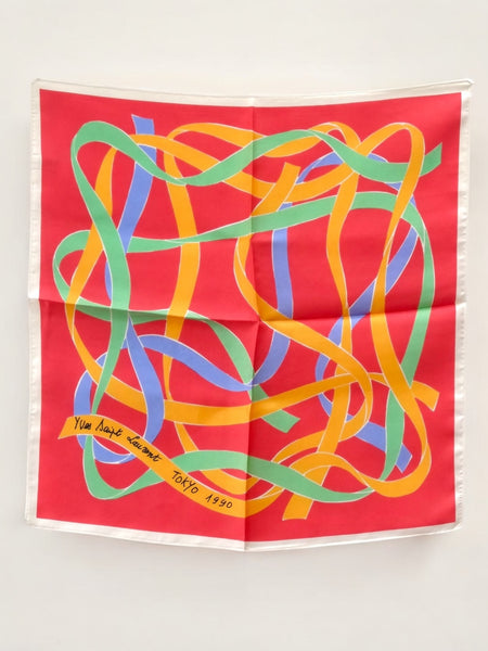 YSL 1990 Tokyo Olympics Limited Edition Silk Scarf | on slowness