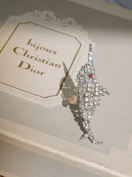 Christian Dior 1961 swordfish brooch (vintage)
