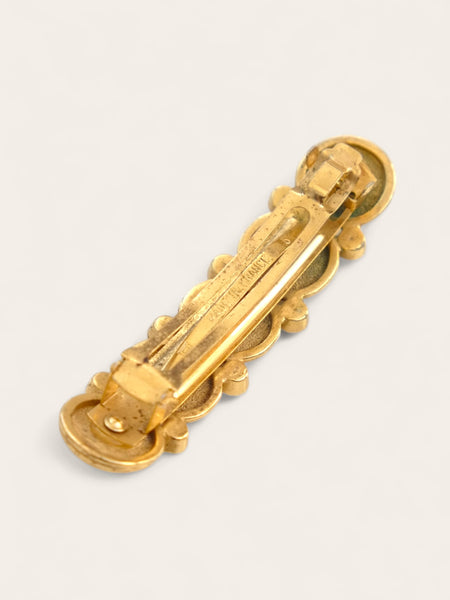 Chr Dior CD logo hair clip (vintage)