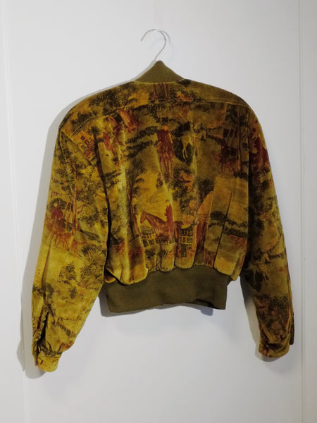 Escada equestrian bomber jacket