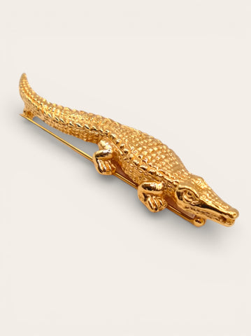 Celine crocodile brooch (vintage)