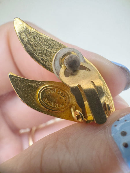 Hervè Van Der Straeten Earrings and Brooch Set (Vintage)