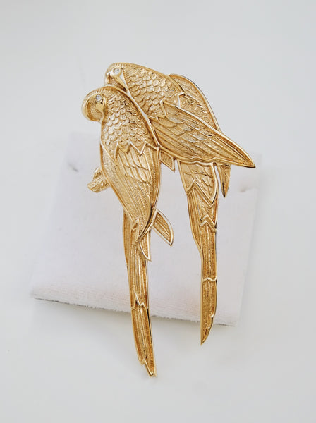 Grosse Loving Birds Massive Brooch (Vintage)