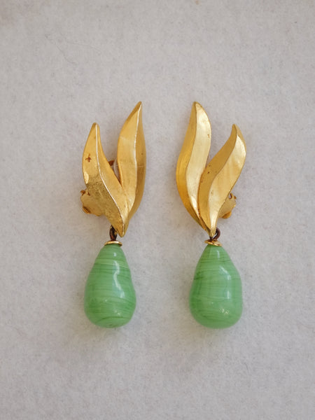 Hervè Van Der Straeten Earrings and Brooch Set (Vintage)