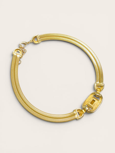 Christian Dior rhinestone choker necklace (Vintage)