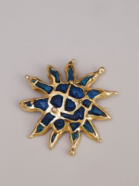 Christian Lacroix Sun Brooch  (Vintage)