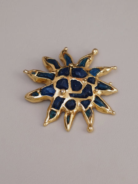 Christian Lacroix Sun Brooch  (Vintage)