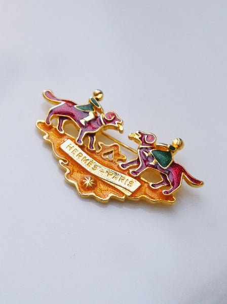 Hermes Early America brooch (vintage) | ON SLOWNESS