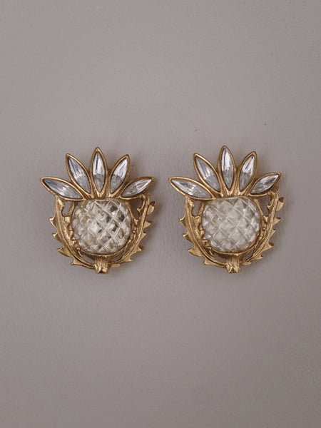 YSL Thistles Earrings (vintage)