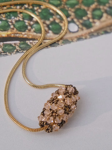 Chr Dior multi-colour beads cluster necklace (Vintage) | ON SLOWNESS