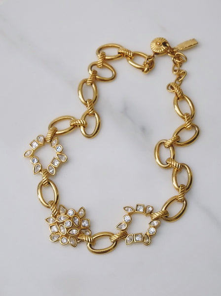 Vintage Yves Saint Laurent Crystal Necklace by Robert Goossens | ON SLOWNESS