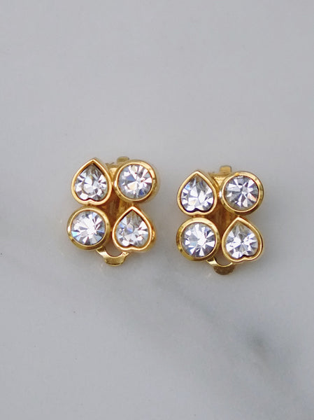 YSL clusters of crystals earrings (vintage) | ON SLOWNESS