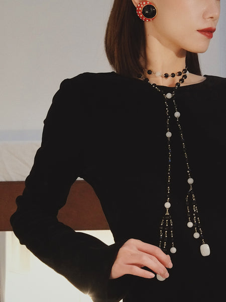 Vintage Nina Ricci couture ladybug enamel large clip on earrings | on slowness