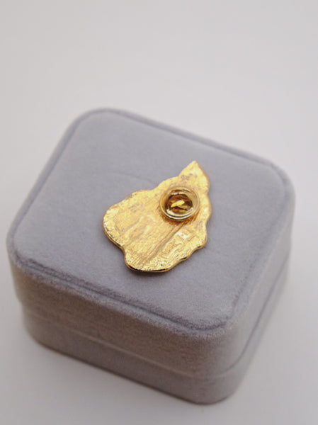 YSL Yves Saint Laurent golden fire brooch (Vintage)