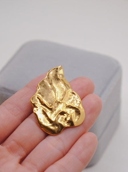 YSL Yves Saint Laurent golden fire brooch (Vintage)