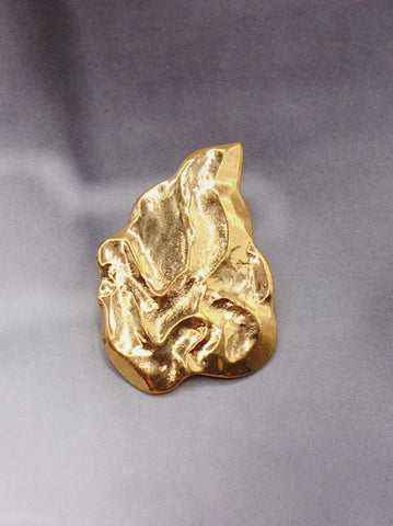 YSL Yves Saint Laurent golden fire brooch (Vintage) | on slowness