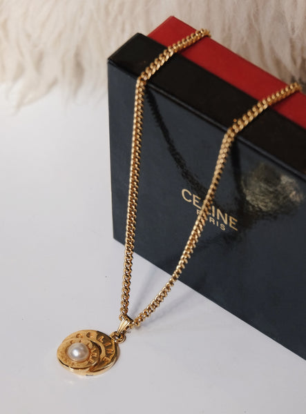 Vintage celine necklace & earrings | ON SLOWNESS
