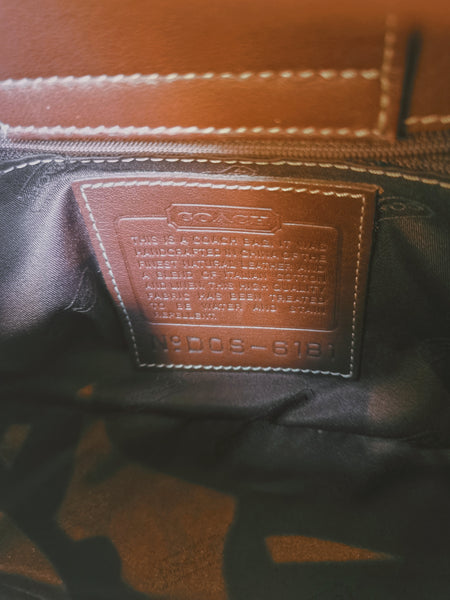 Coach canvas handbag (vintage)