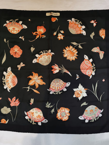 vintage Salvatore Ferragamo scarf | ON SLOWNESS