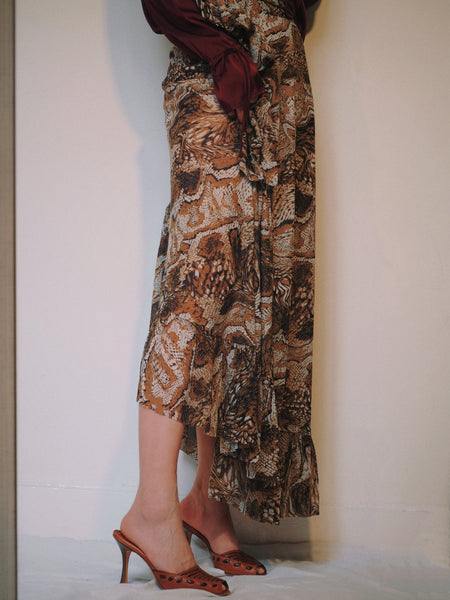 vintage Manolo Blahnik brown mules | on slowness