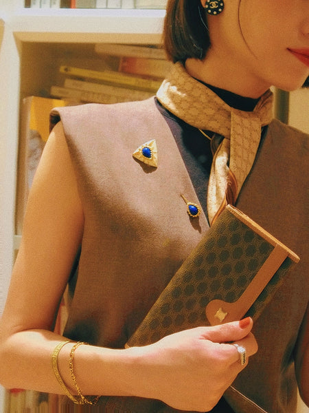 Celine monogram wallet (Vintage)