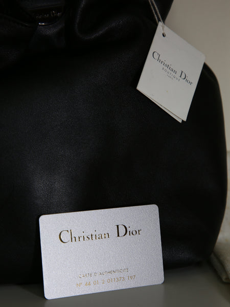 Christian Dior black Malice tote bag vintage