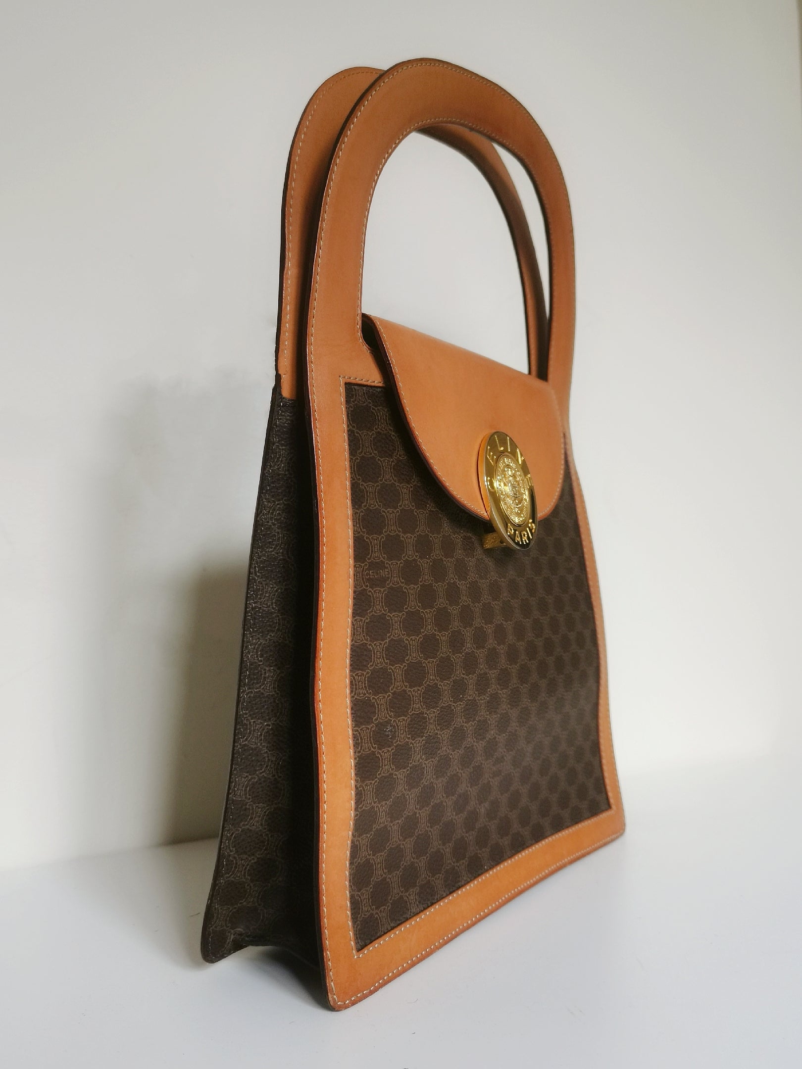 Celine Paris monogram handbag (Vintage)