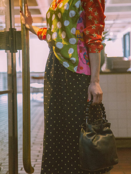 vintage Christian Dior black Malice tote hand bag | ON SLOWNESS