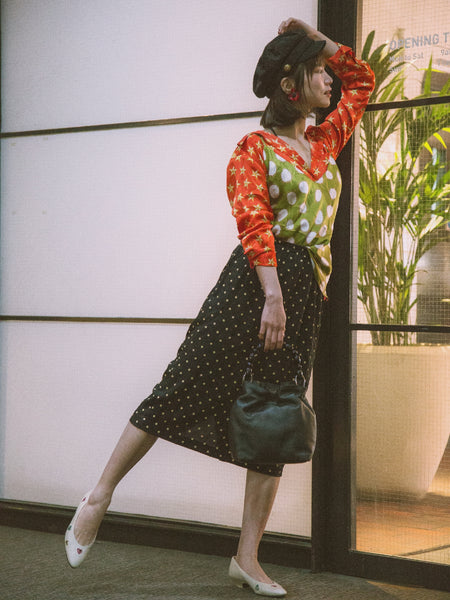 vintage Christian Dior black Malice tote hand bag | ON SLOWNESS