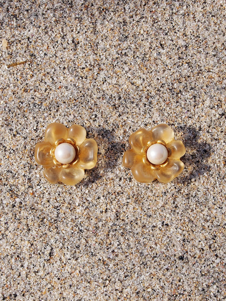 vintage Kenzo clip on earrings | on slowness