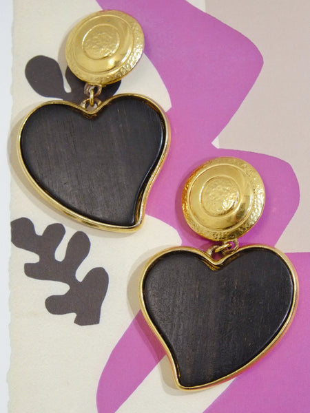 Vintage YSL Yves Saint Laurent earrings | on slowness