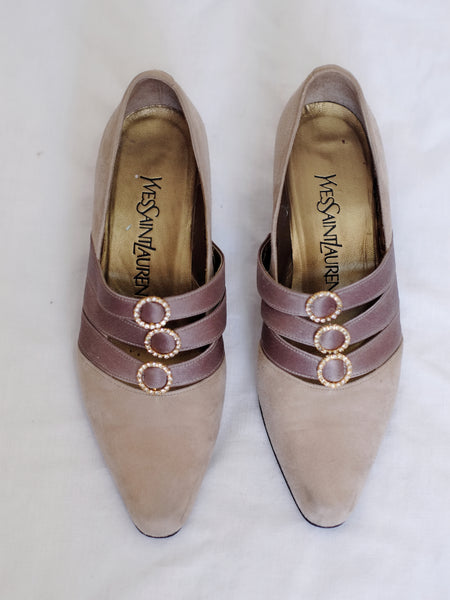 vintage YSL Yves Saint Laurent heels shoes | on slowness