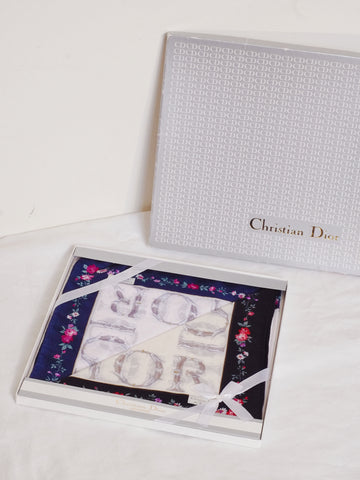 vintage Christian Dior scarf gift set | on slowness