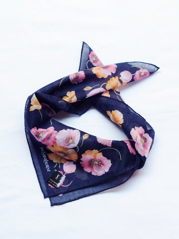 vintage YSL handkerchief scarf | on slowness