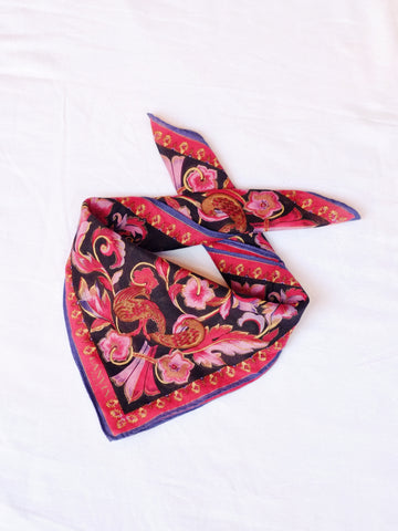 vintage Lanvin handkerchief scarf | on slowness